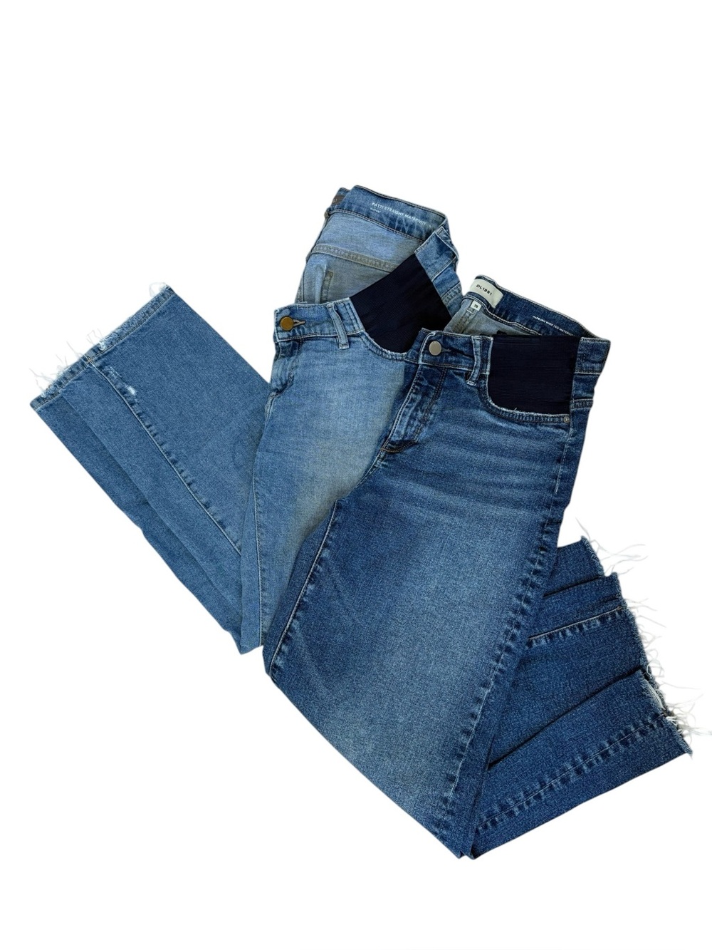 DL1961 Maternity Jean Denim Hepburn Patti Bundle Size 28 Flawed